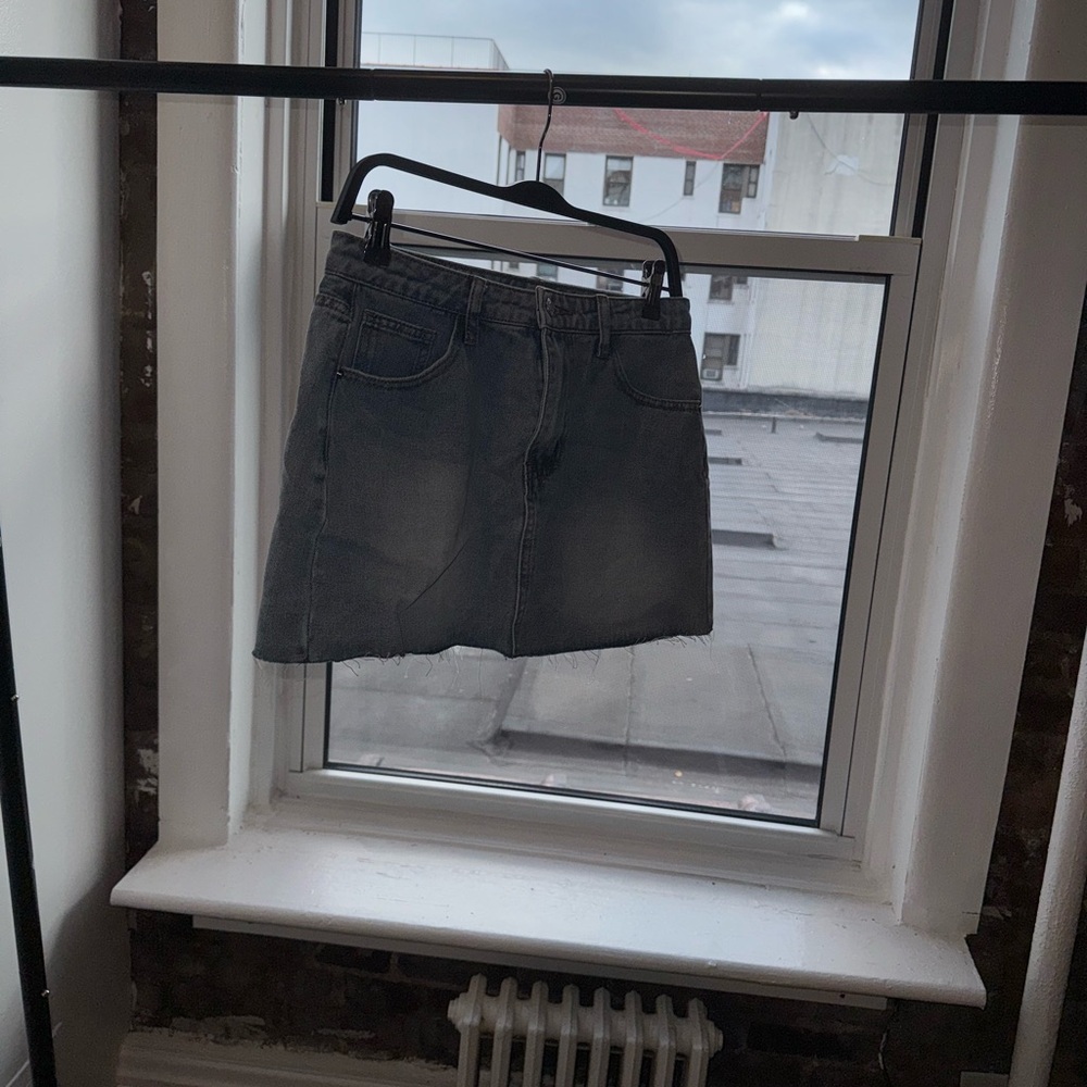 Mini skirt in denim